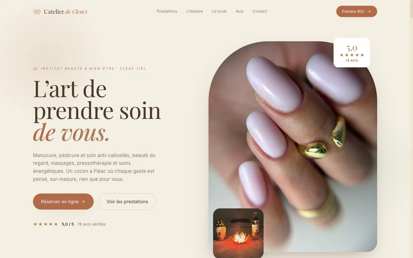 Site L'atelier de Clem's